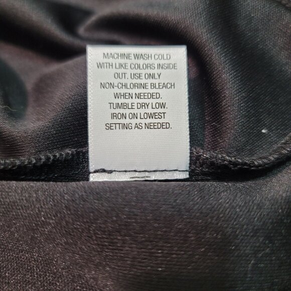 Disney Beauty and the Beast Dress Womens Sz M Black Chiffon Novelty Print Zipper - Picture 13 of 15